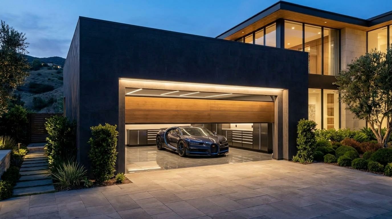 Smart Garage Door Repair Tariq Garage Door Gliding Open Revealing Warm Illuminated Interior